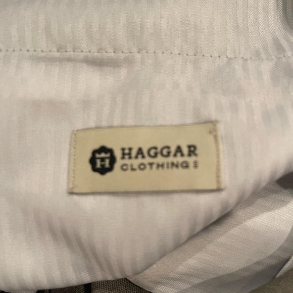 Haggar Mens Dress slack with Stretch Waist - Picture 2 of 3